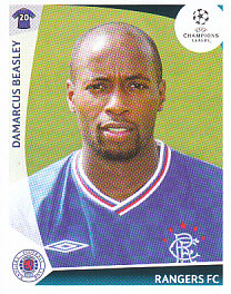 Damarcus Beasley Glasgow Rangers samolepka UEFA Champions League 2009/10 #438